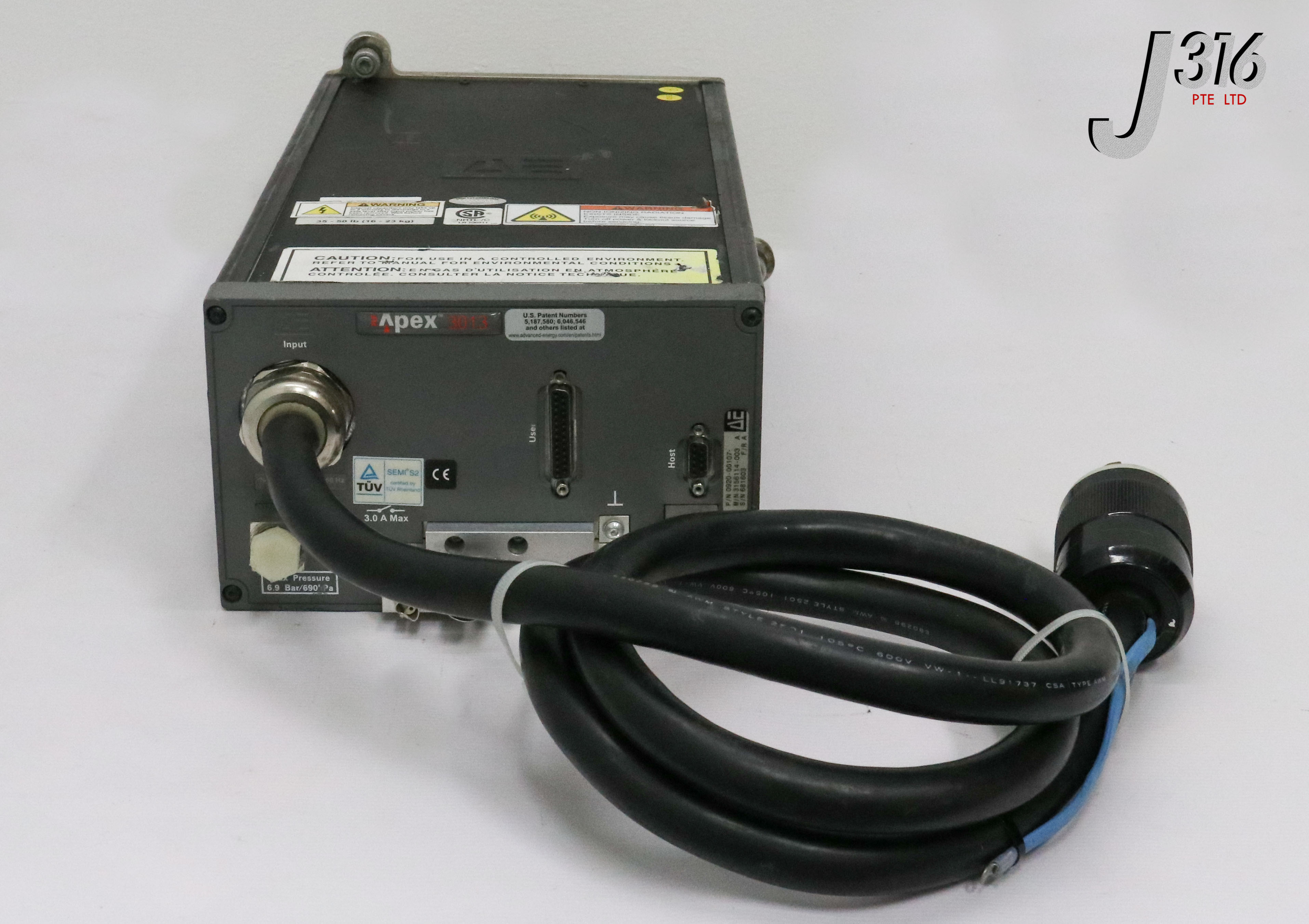 25426 ADVANCED ENERGY APEX 3013 RF GENERATOR, 0920-00107 3156114